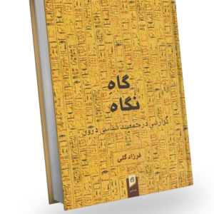 طرح جلد کتاب گاه نگاه- گزارشی در جمعیت شناسی درون، نوشته دکتر فرزاد گلی،انتشارات دهکده سلامت